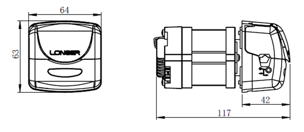 TX00-BPH01 Abmessungen